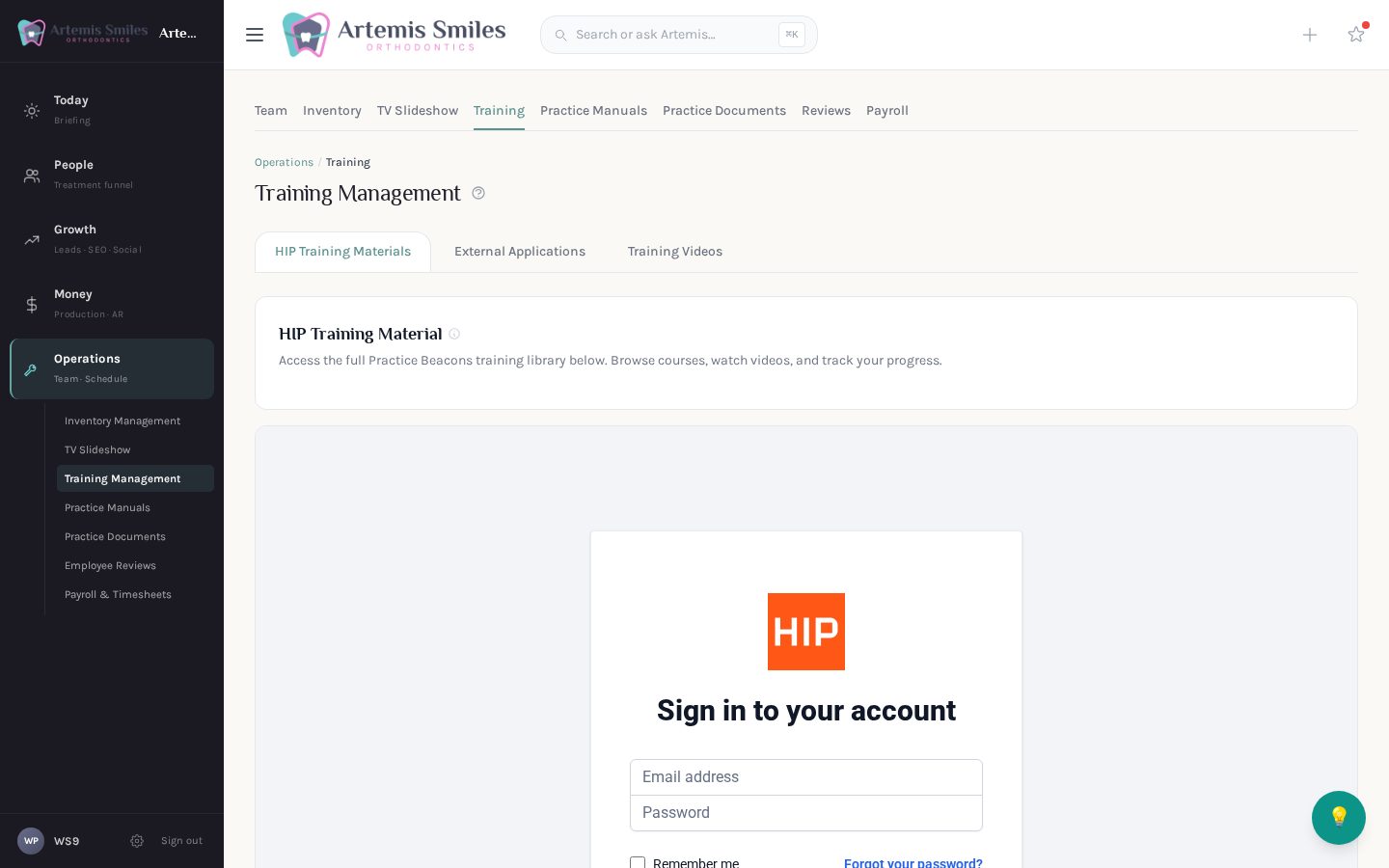 Employee Resources Module